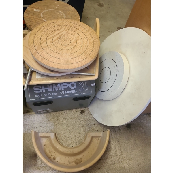 Shimpo 21 Metallic Traction Drive Potters Wheel Model RK-10