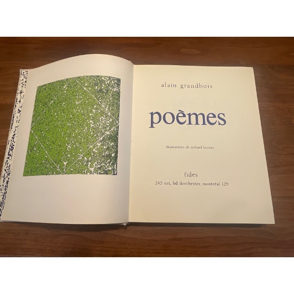 Poemes--Alain Grandbois 1963, No.440