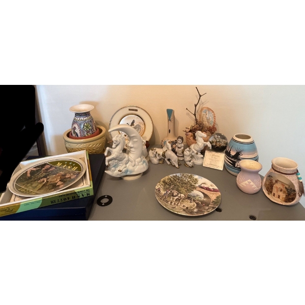 Decor Feat. Gorgeous Indigenous/Cultural Pottery, Unicorn Figures, Decorative Plates and More! 