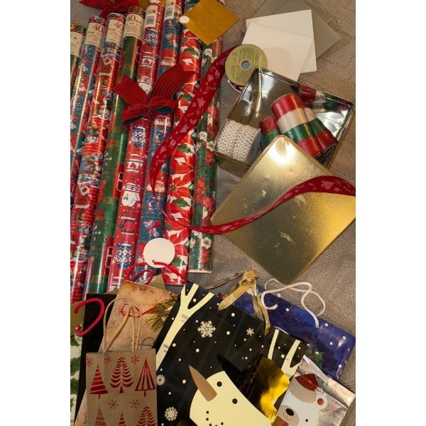Santa's Gift Shop Essentials - New Gift Wrap Products - Paper Ribbon Card Stock