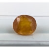 Image 2 : 5.29 ct Certified Kashmir Yellow Sapphire Gemstone ($7,221 Appraisal)
