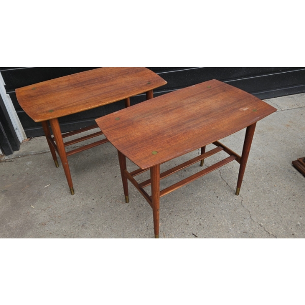 Mid-Century Modern Teakwood Side Tables