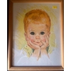 Image 5 : Six Framed Boy's & Girl's Wall Hangings/ Bedroom Decor Vintage Prints of Children 8" x 10" tall