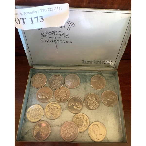 Variety of Canadian 50 Cent Pieces 