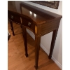 Image 5 : KIndel Furniture Federal Mahogany & Satinwood Inlaid Marquetry Console Table 49x19x32