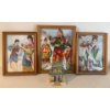 Chinese Art & Culture - 3 Asain Wall hangings 10T & more