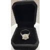 Image 2 : 5ct Round Moissanite Set in Center with 14 Round Cubic Zirconia 925 Silver Ring - Size 7