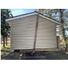 Image 3 : Shed Well Built 2X4 Construction 10'x10'x8' Hight On Skids double Front Door gray Siding & asphalt 