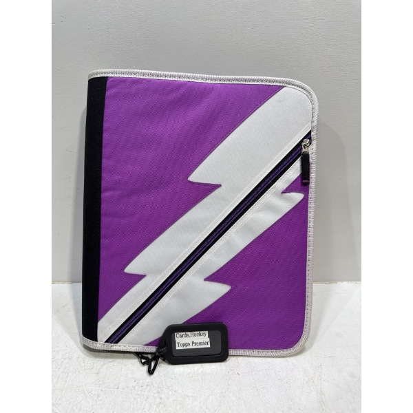 Binder of Topps Premier 93 Hockey Cards