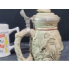 Image 11 : Various Beer Steins and Bar Tools in Carry Case ( Duck Stein has some damage)