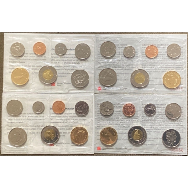 Canadian Uncirculated Coin Sets