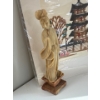 Image 2 : Antique Ivory Guanyin Figure 7T w/ Asian Art Print 