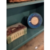 Image 8 : Decorative Items on Green Wooden Shelf