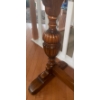 Image 4 : Exquisite Antique Mahogany Baroque Library Table 49x17x33