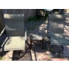 Image 1 : Swivel Chairs x 2 With Plastic Table 