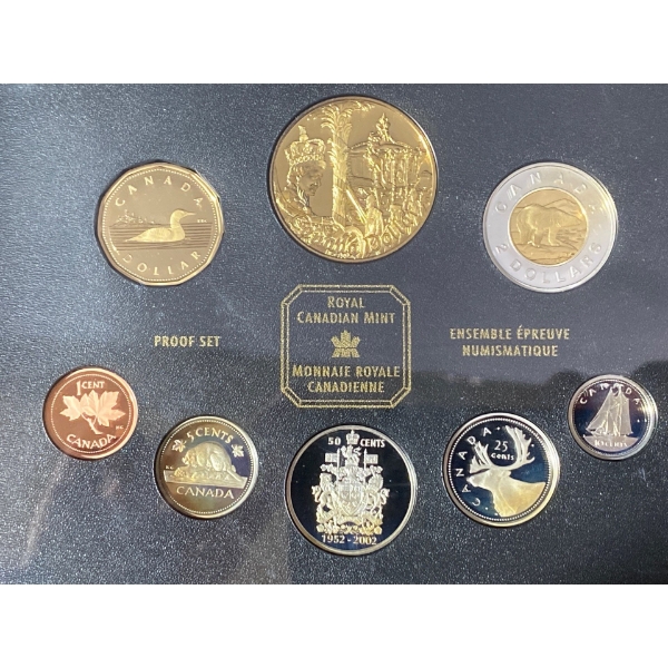  2002 Golden Jubilee Sterling Silver Proof Set