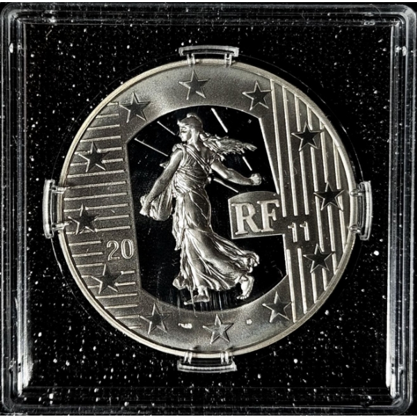 2011 FRANCE 10 EURO SILVER, 10th Year Anniversary Starter Kit - #2