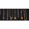 Image 2 : Gold and Silver , Stamped- Unverified Jewelry With Assorted Gemstones