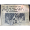 Image 7 : Vintage Newspapers WW2 Queen Elizabeth II Coronation & More 