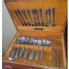 Image 2 : Stainless Cutlery Set, 12 Piece Cutlery Set, 2 Wood Boxes & Drawer Contents
