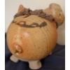 Image 3 : Stoneware Pottery - Piggy Coin Bank 8T