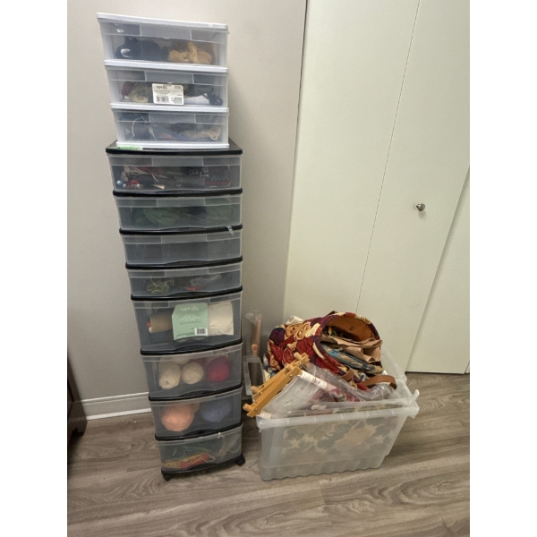 2 Organiser Bins (Contents Not Included)