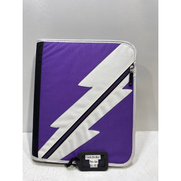 Binder of Pro-Set 91-92 Hockey Cards