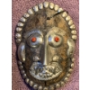 Image 3 : Hand Carved Tibetan Turtle Shell Mask w/ Indonesian Skull Mask 12T