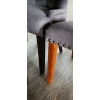 Image 11 : Natural Wood Dining Table w/ Butterfly Joint from Structube 79 w, 30.5 h, 38 w and 6 Chairs 