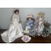 Image 1 : Wedding Doll, Sleeping Newborn, A Kiss Goodnight, & A Bear on a Bicycle  Ashton Drake Galleries