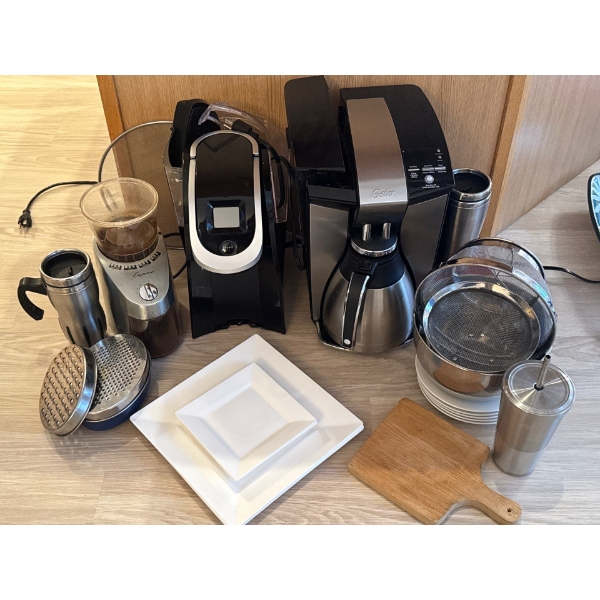 Java Addicts Essentials - Kuerig Single Serve Coffee Make Heavy Duty Bean Grinder & more