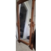 Image 3 : Solid Pine Cheval Mirror On Adjustable Base - Full Length Floor Mirror - 6 Feet Tall 
