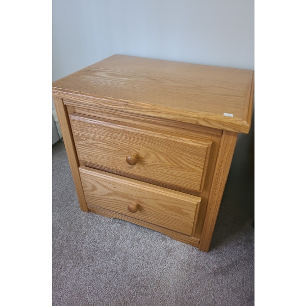 Nightstand w/ 2 Drawers 23 W, 17 D, 22 T 
