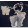 Image 2 : Swarovski Crystal Polar Bear Necklace 8inch