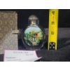 Image 7 : Artist: Wang Jiming "Girl & Her Goat" Wang Xisan Ji School Reverse Painting Snuff Bottle