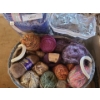 Image 2 : Basket of Asst Yarn, also Incl a Large Ball of Fine Twine