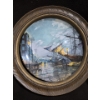 Image 2 : 1976 Framed Royal Doulton Sailing With The Tide John Stobart Plate + 1975 Royal Doulton