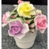 Image 4 : English Bone China Ceramic Flower Arrangement Figurines, Set of 5