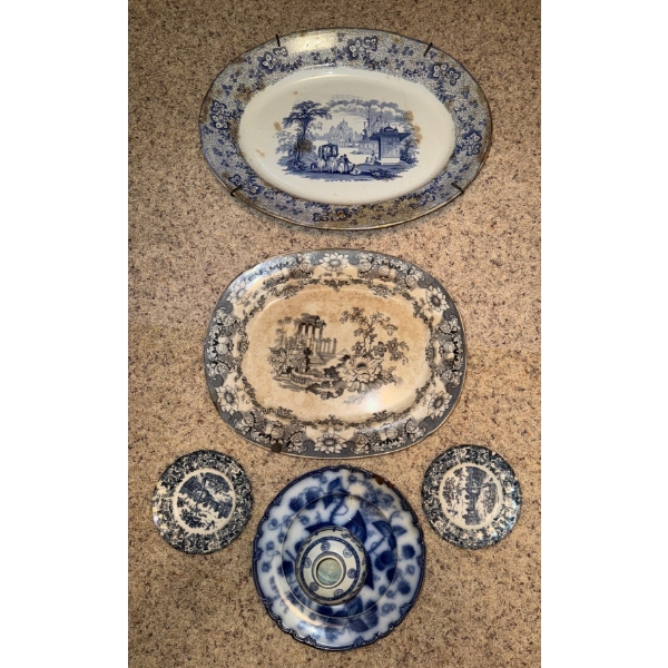 Assorted Vintage Serving Plates For The Holidays