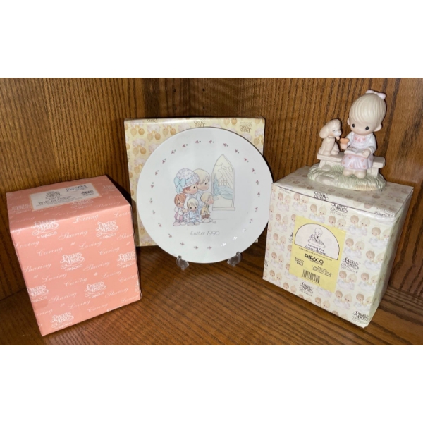 New Precious Moments Collectables - Decorative Plate 2 Unopened Boxes & More 3T