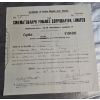 Image 2 : Vintage Stock Option Certificate From 1911 Issued By The Cinematograph Finance Corporation, Limited 