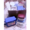 Image 1 : Plastic Food Storage Containers and Cooler Bag