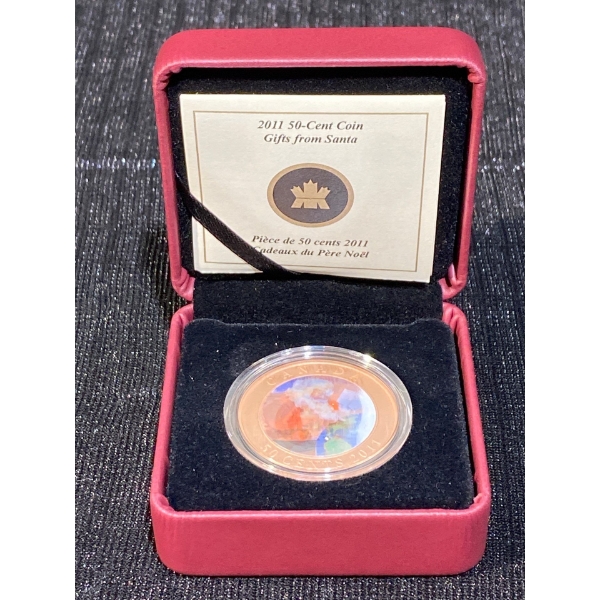 2011 50 Cent Coin Gifts from Santa