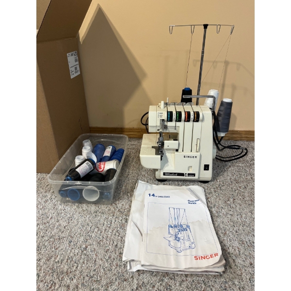 Vintage Singer Ultra 14U234 4 Thread OverLock Sewing Machine 