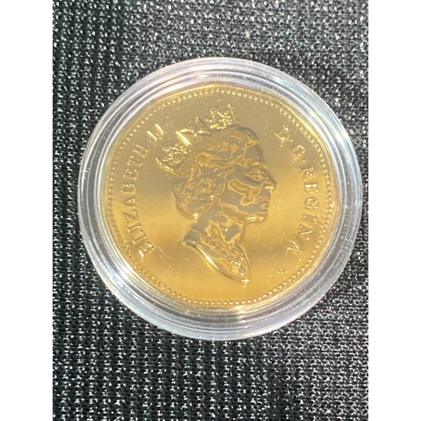 1998 Canadian Loon Dollar Coin and Stamps Set in Case with Certificate of Authenticity