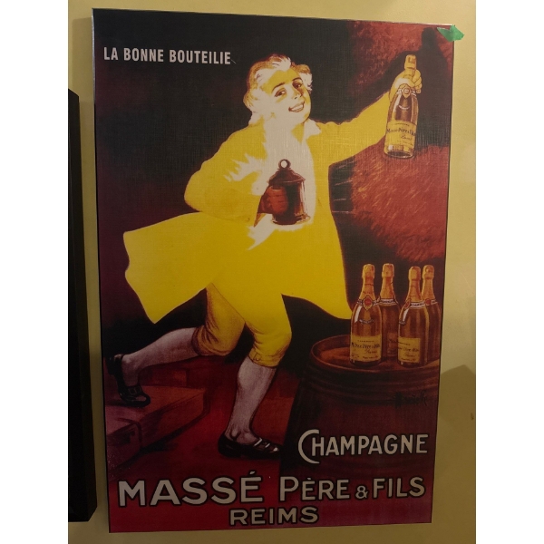 Champagne Advertisment 24"x35"