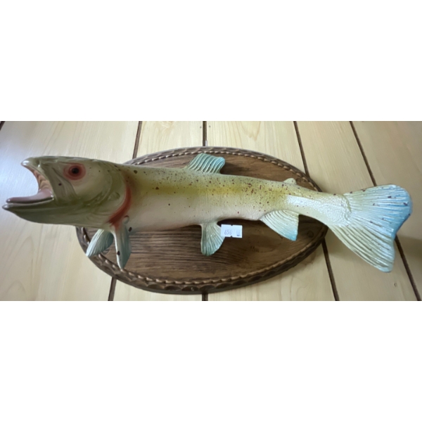 Vintage Fishing Trophy Plaque 9L