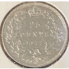 Image 2 : 1872 EF Canadian Quarter 92.5% Silver