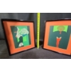 Image 2 : A Pair of Signed Clever Framed Prints by Italian Artist, Amleto Dalla Costa