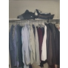 Image 1 : Contents of Closet Various Sizes Including: Shirts Sizes L/ XL/ XXL, Suit Jackets, and More!